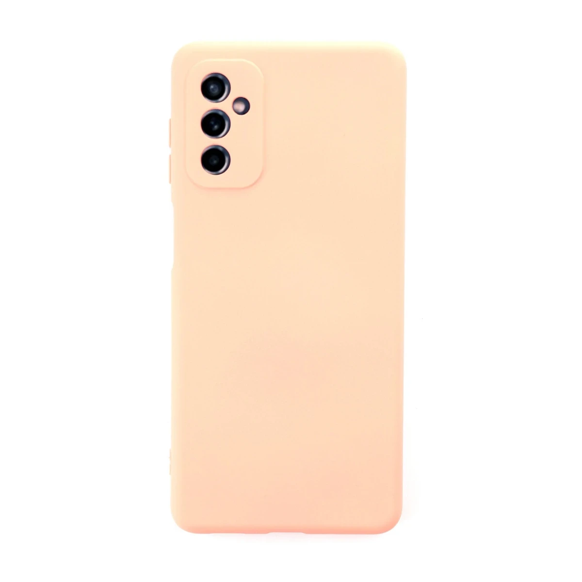 Samsung Galaxy M52 5G Kılıf Nano içi Kadife Silikon - Pudra