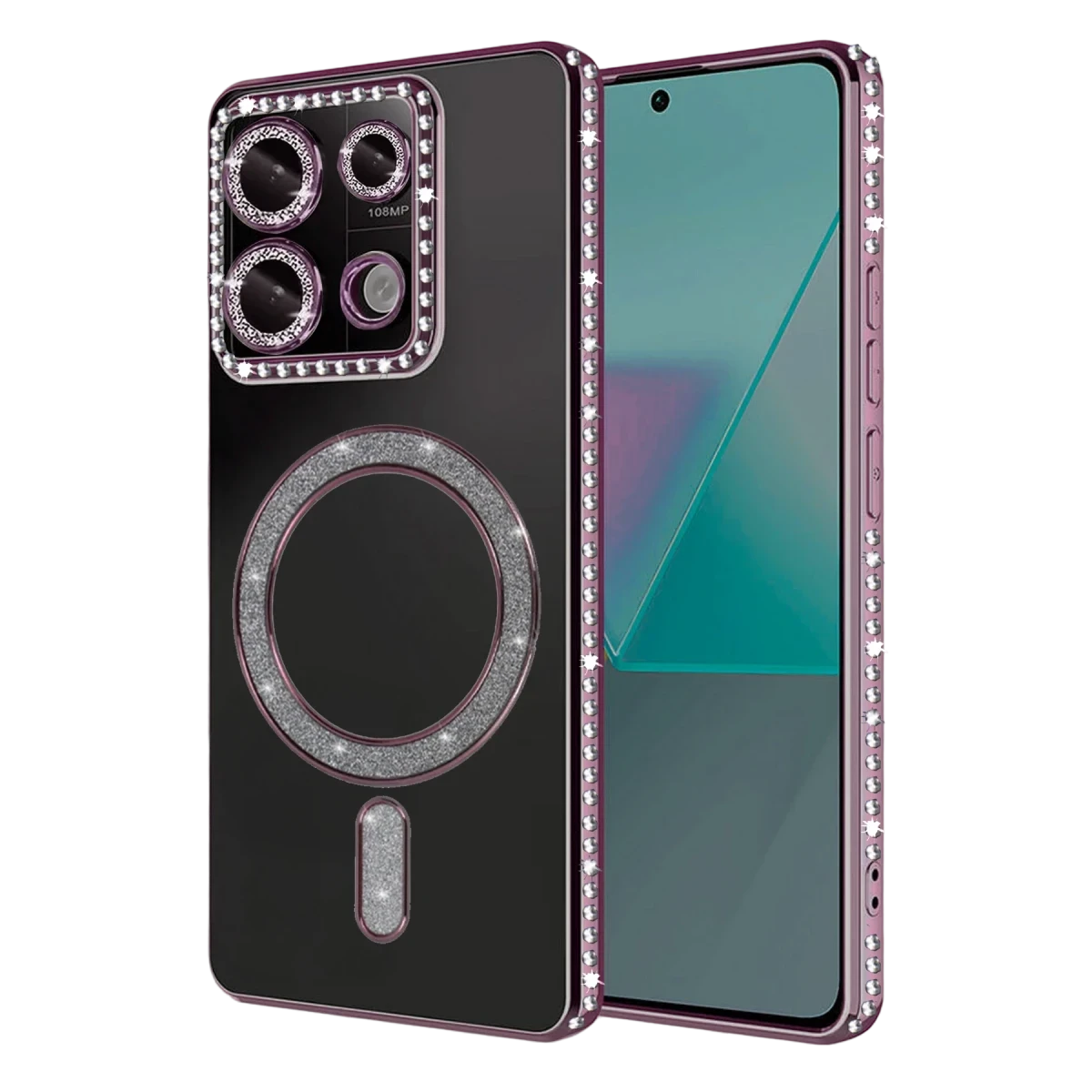 Xiaomi Redmi 13C Joke Simli Magneticsafe Kılıf - Pembe
