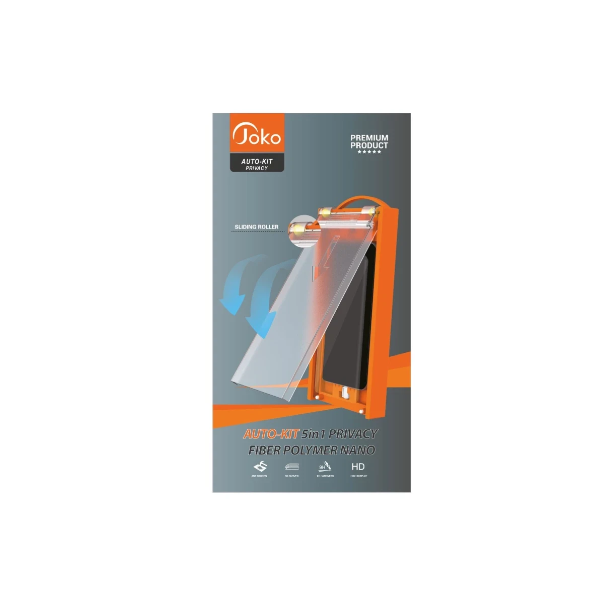 Joko Samsung Galaxy S21 Ultra AutoKit 5in1 Fiber Hayalet Polymer Nano Ekran Koruyucu