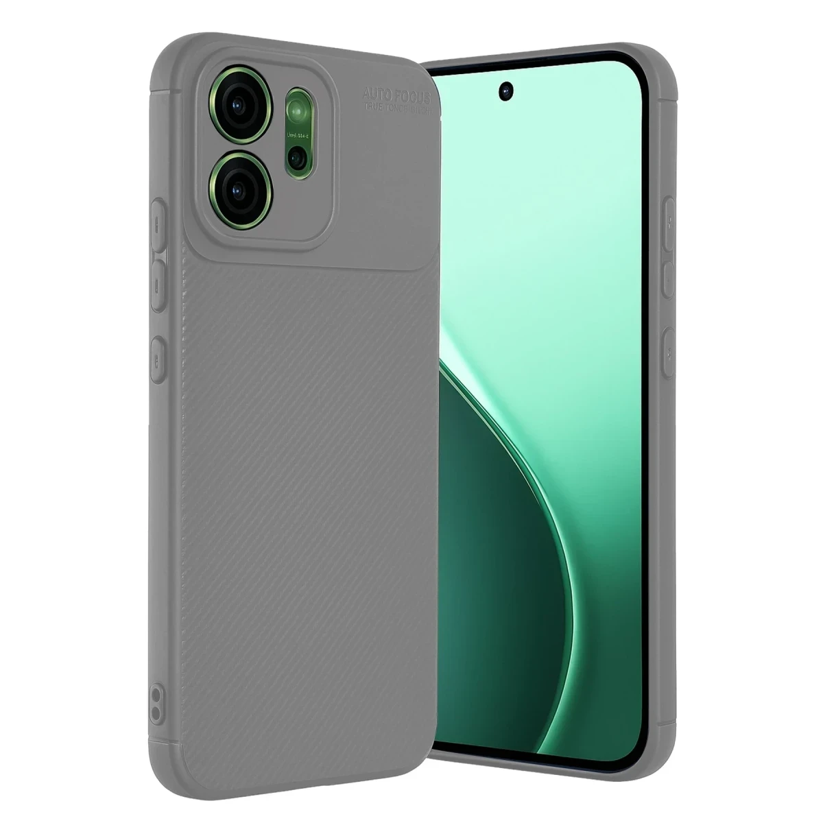Oppo Reno 14 Auto Focus Karbon Kapak - Gri