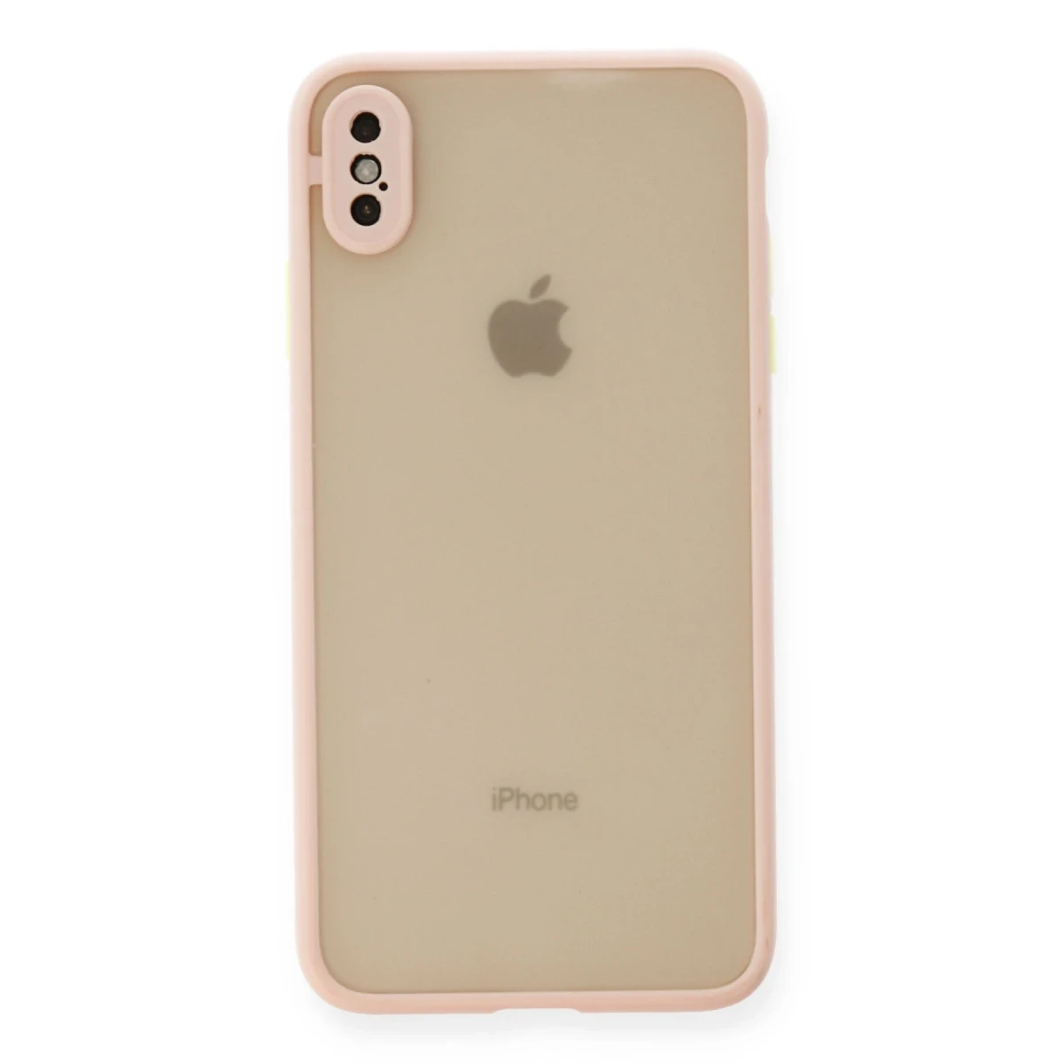 Apple iPhone X Kılıf Montreal Silikon Kapak - Pembe