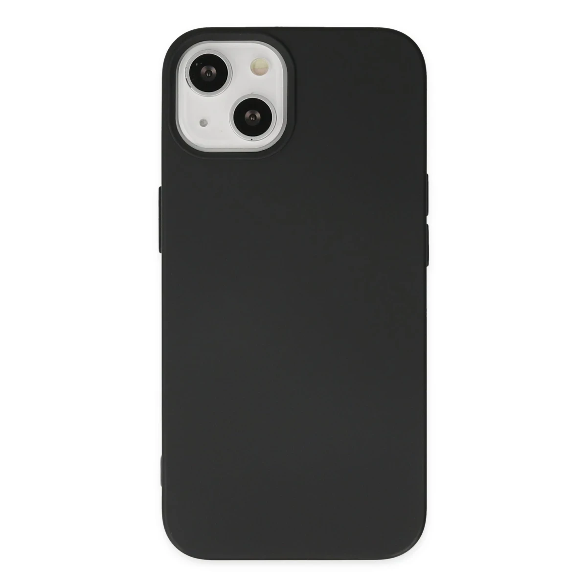 Apple iPhone 14 Kılıf Nano içi Kadife Silikon - Siyah