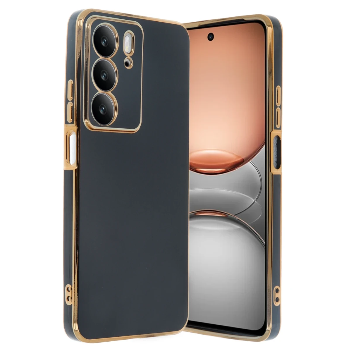 Realme C75 4G Kılıf Volet Silikon - Siyah
