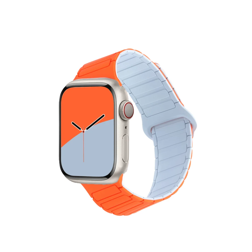 Apple Watch Ultra 49mm Armor Manyetik Kordon - Turuncu