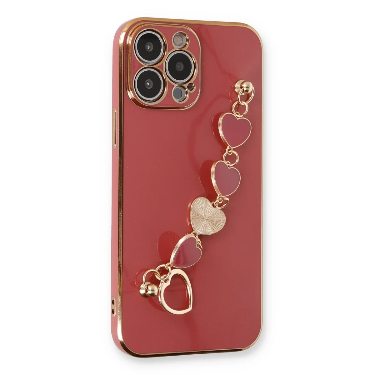 Apple iPhone 14 Pro Kılıf Esila Silikon - Kırmızı