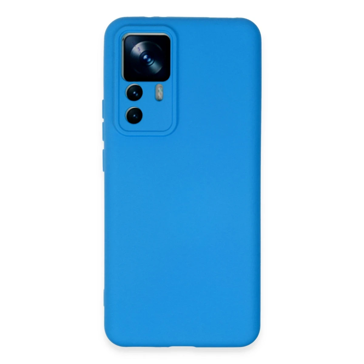 Xiaomi Mi 12T Pro Kılıf Nano içi Kadife Silikon - Mavi