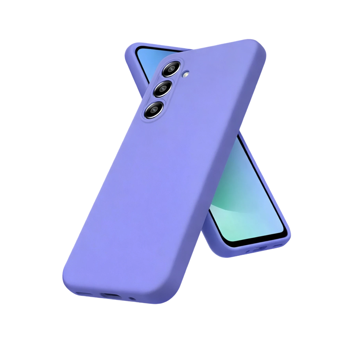 Samsung Galaxy A57 5G Nano içi Kadife Silikon - Lila