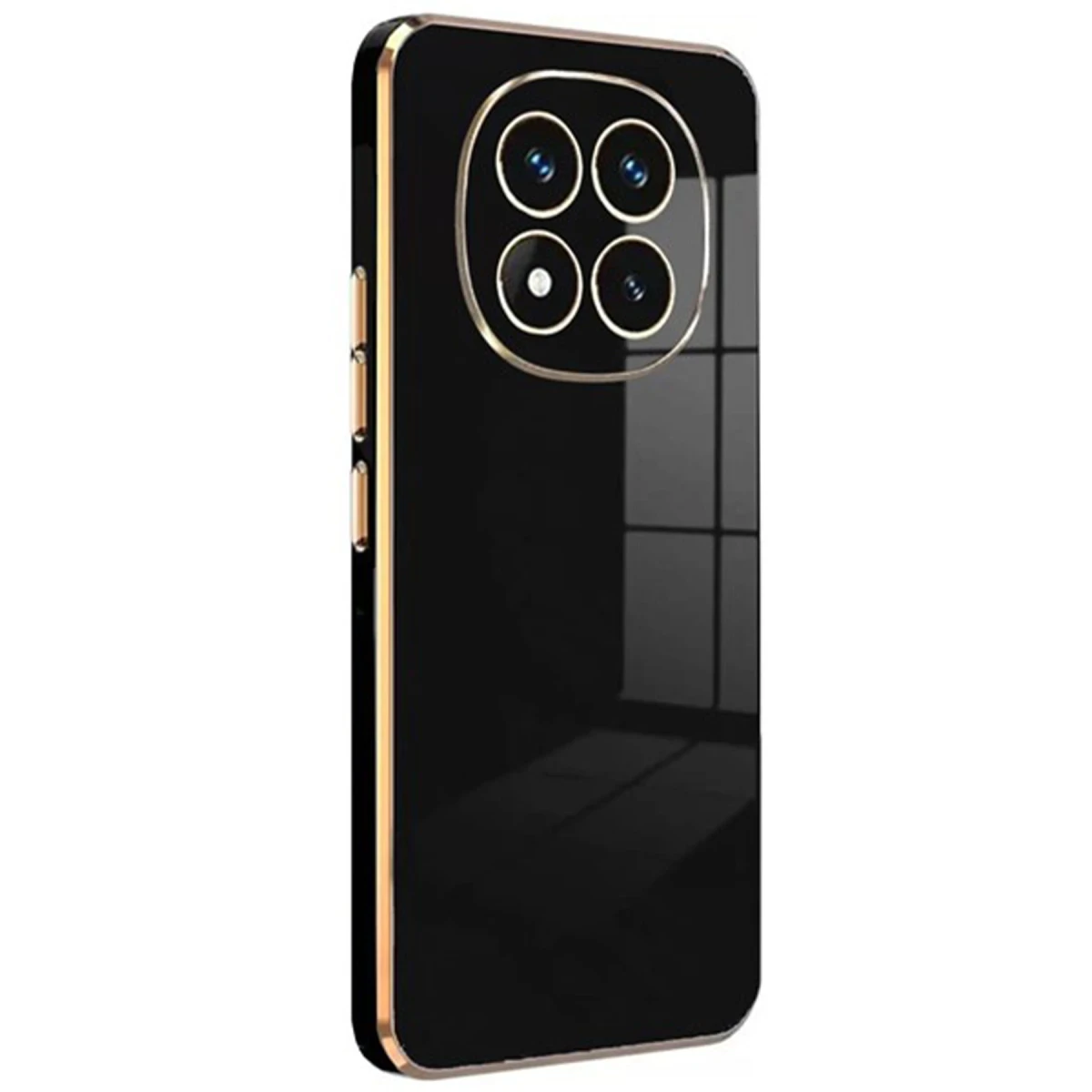 Xiaomi Redmi Note 14 Pro 4G Kılıf Volet Silikon - Siyah