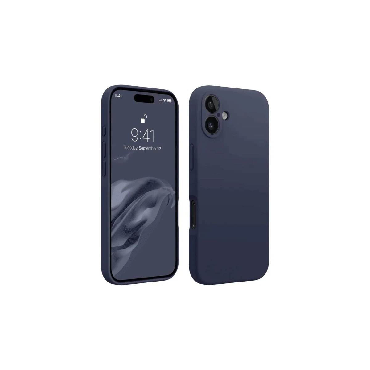 Apple iPhone 16 Plus Kılıf First Silikon - Lacivert