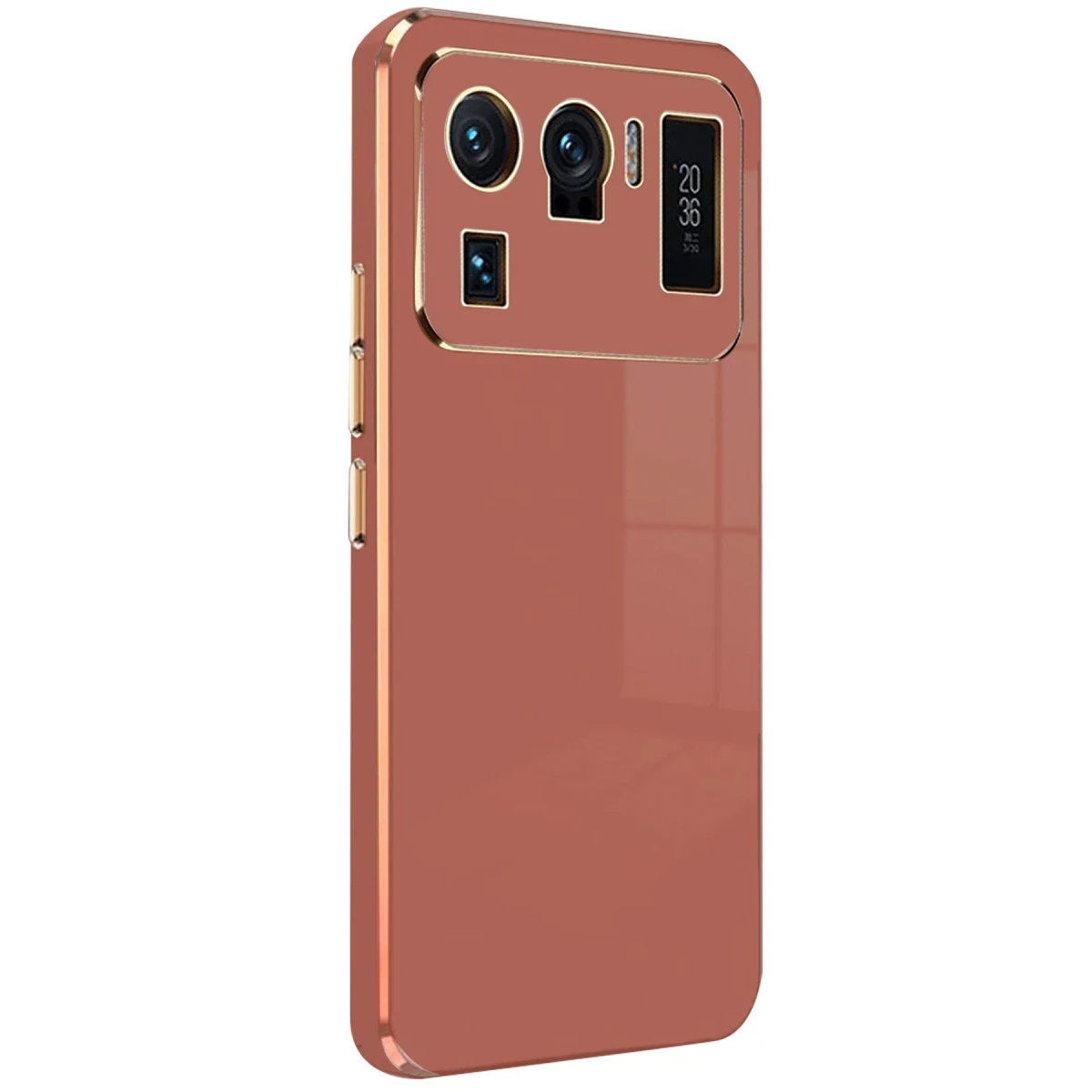 Xiaomi Mi 11 Ultra Kılıf Volet Silikon - Kırmızı