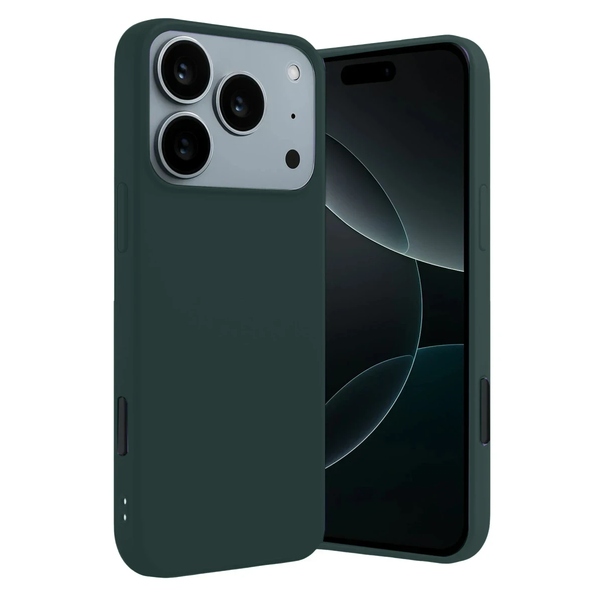 Apple iPhone 17 Pro/18 Pro First Silikon - Koyu Yeşil