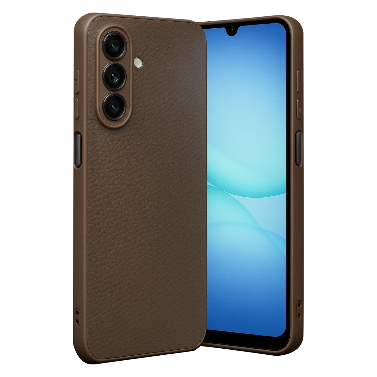 Samsung Galaxy A17 5G Thermax Silikon Kılıf - Kahverengi