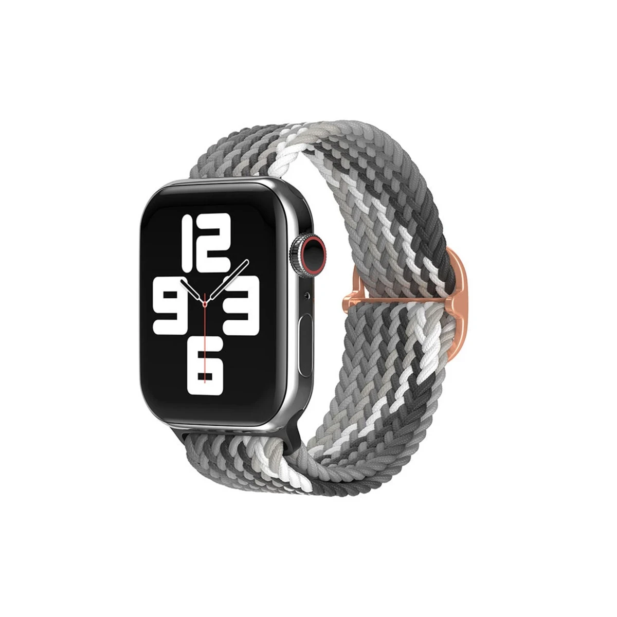 Apple Watch 42mm Star Kordon - Gri-Siyah