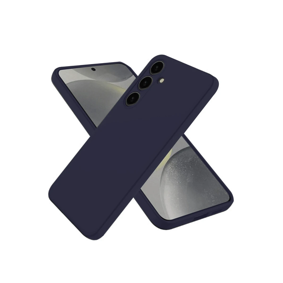 Samsung Galaxy A56 Kılıf Nano içi Kadife Silikon - Lacivert