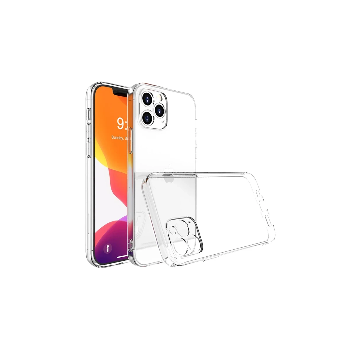 Apple iPhone 15 Pro Max Kılıf Lüx Şeffaf Silikon
