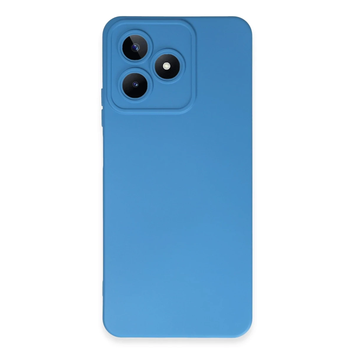 Realme C53 Kılıf Nano içi Kadife Silikon - Mavi