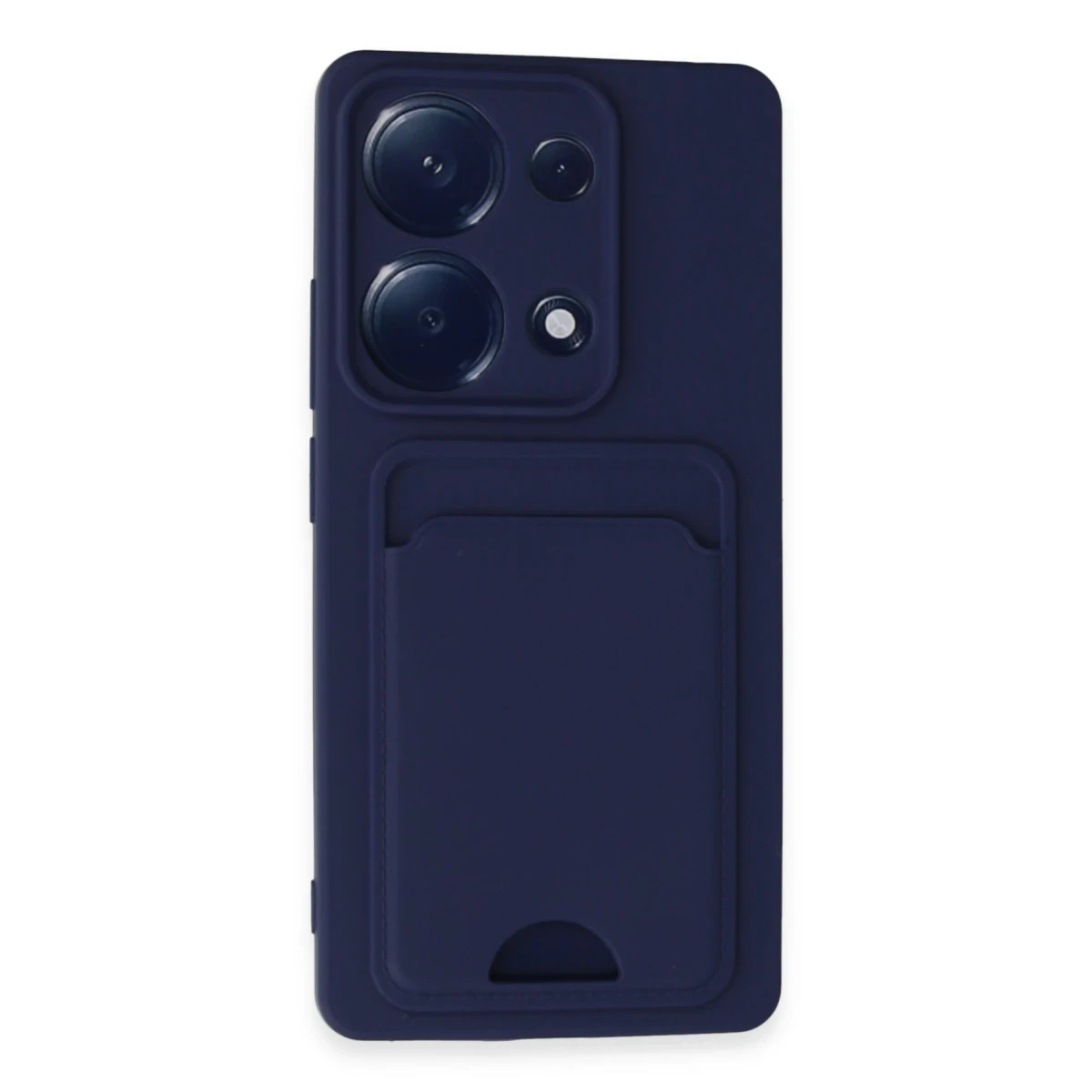Xiaomi Redmi Note 13 Pro 4G Kılıf Kelvin Kartvizitli Silikon - Lacivert