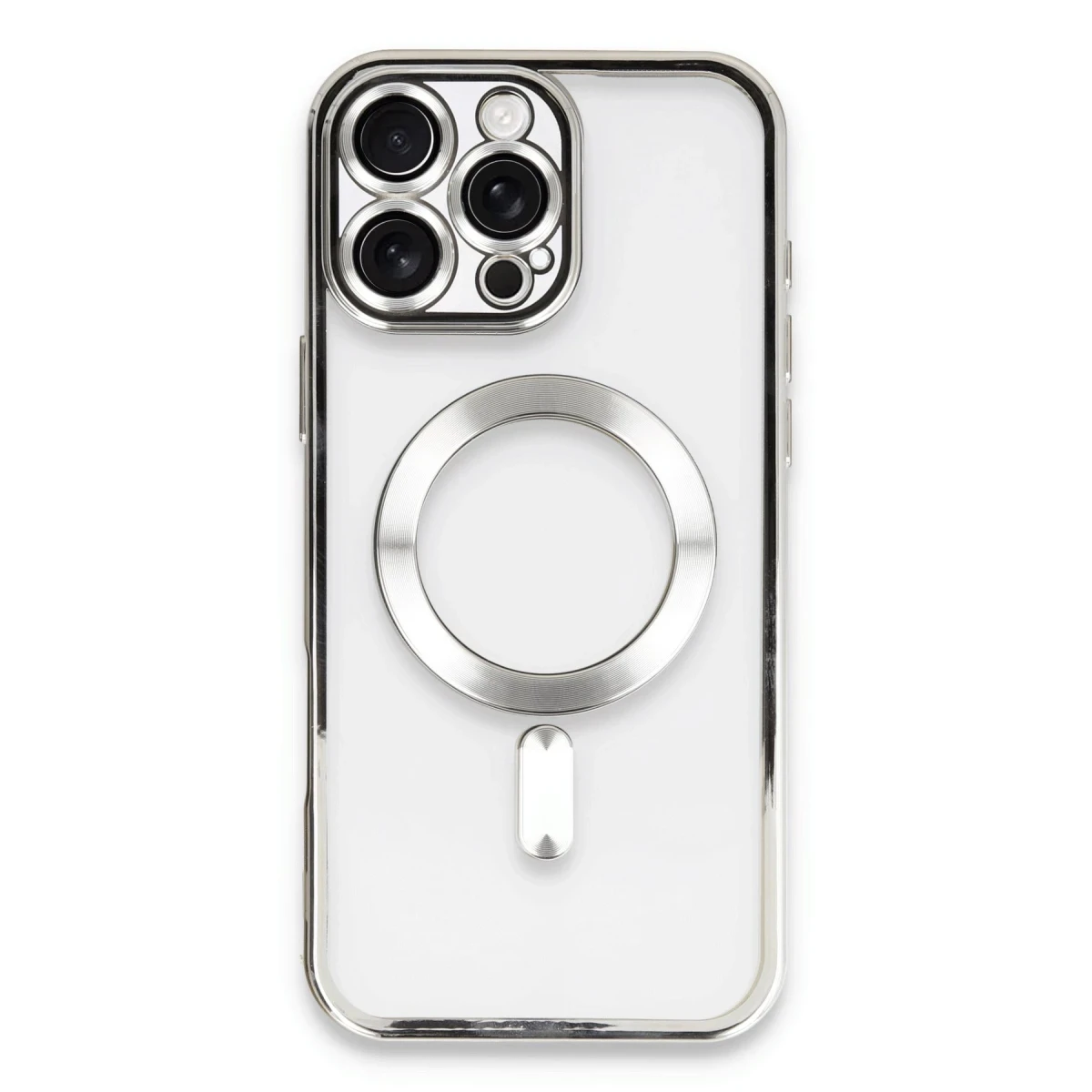 Apple iPhone 16 Pro Kılıf Kross Magneticsafe Kapak - Gümüş