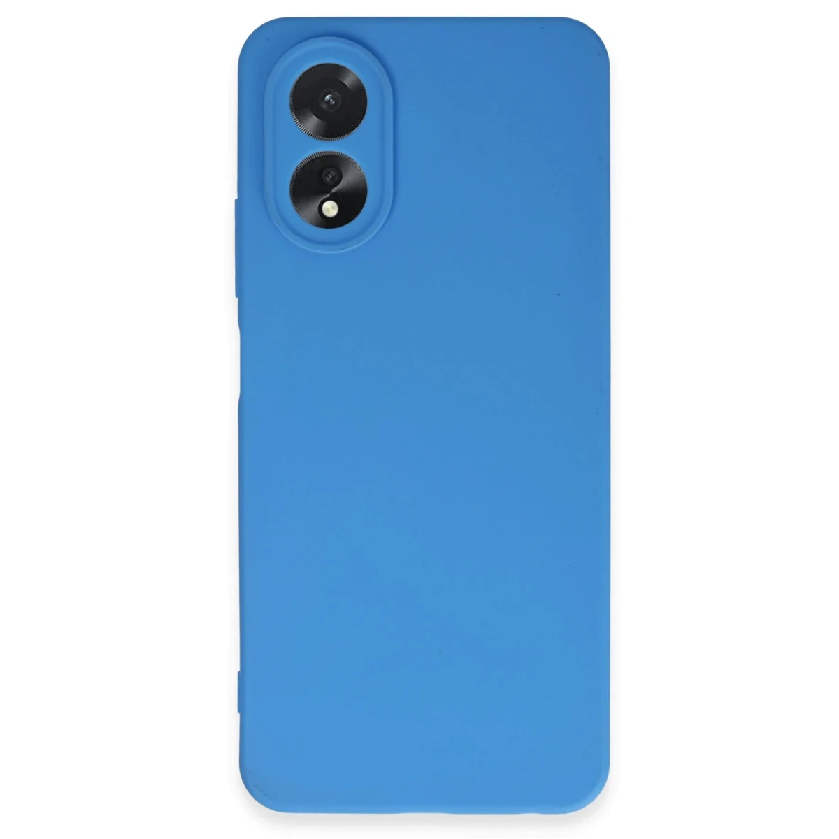 Oppo A38 Kılıf First Silikon - Mavi