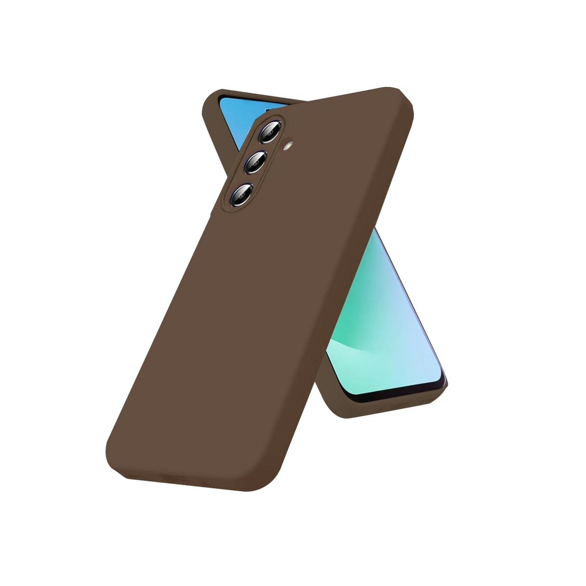 Samsung Galaxy A27 5G First Silikon - Kahverengi