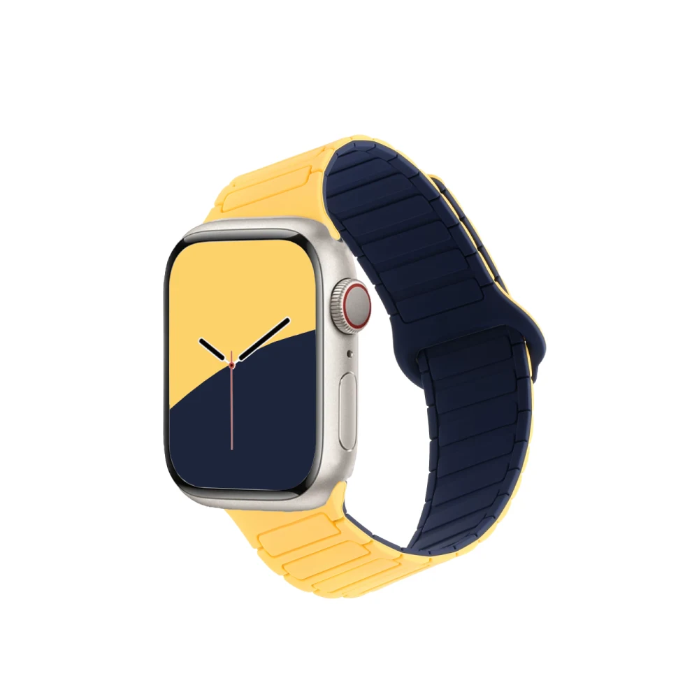 Apple Watch Ultra 49mm Armor Manyetik Kordon - Sarı