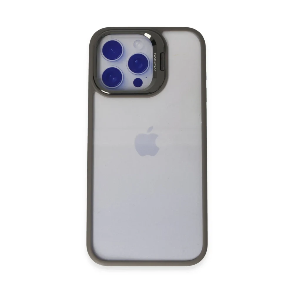 Joko Apple iPhone 15 Pro Max Kılıf Roblox Lens Standlı Kapak - Titan Gri