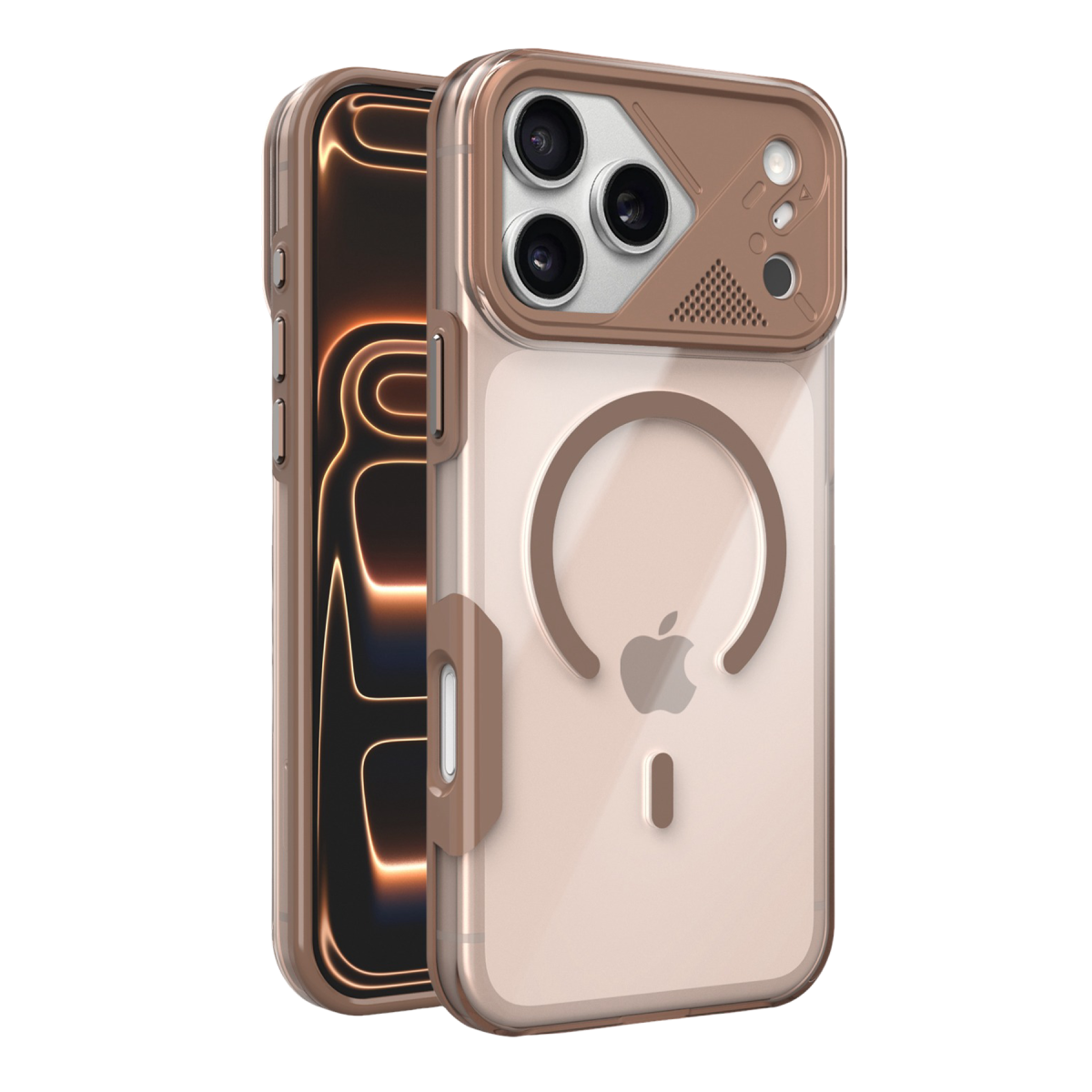 Joko Apple iPhone 17 Pro Zinko Magsafe Kapak - Çöl Titanyum