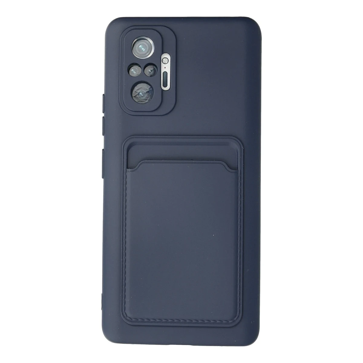 Xiaomi Redmi Note 10 Pro Kılıf Kelvin Kartvizitli Silikon - Lacivert