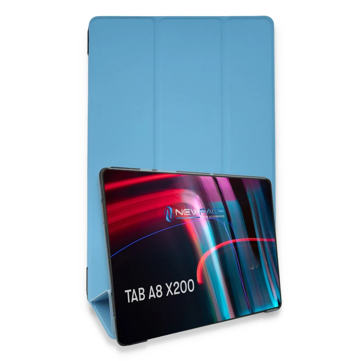 Samsung Galaxy X200 Tab A8 10.5 Kılıf Tablet Smart Kılıf - Mavi