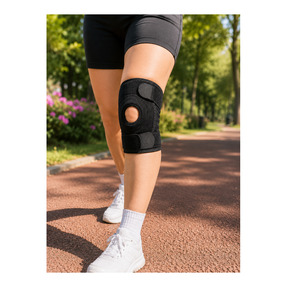 Kısa Patella Dizlik Ayarlanabilir Cırtlı Diz Destekliği Spor ve Günlük Kullanım