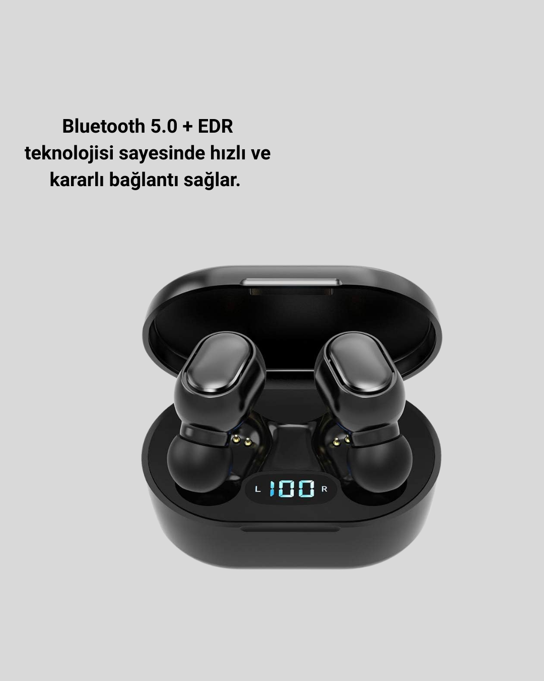 iOS ve Android Uyumlu Bluetooth 5.0 Kulaklık