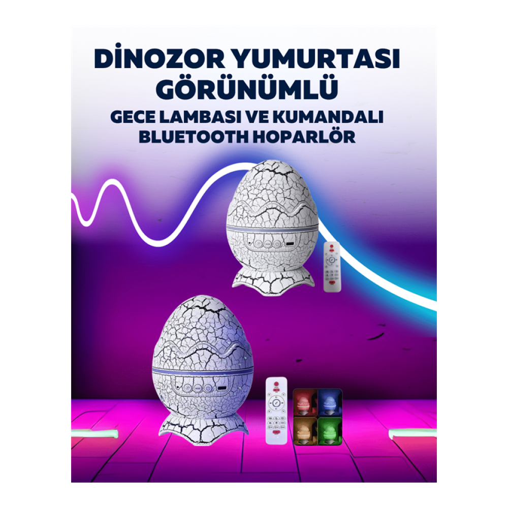 Dinazor Yumurta Gece Lambası