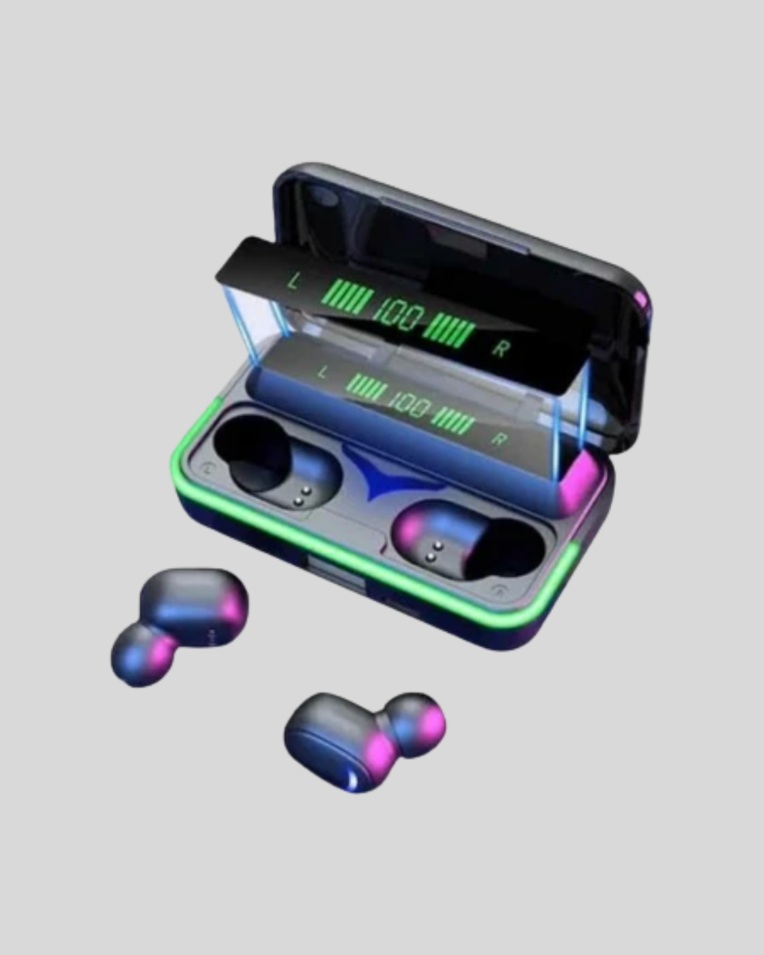 Kablosuz Oyuncu Kulaklığı Powerbank Şarj Kutulu RGB 5.1