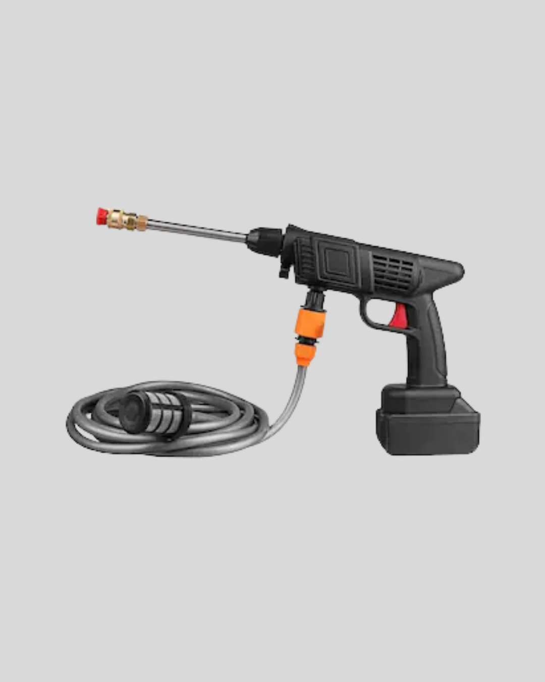 48V Kablosuz Yıkama Makinesi – 2 Pil, Köpük Tankı ve Ayarlanabilir