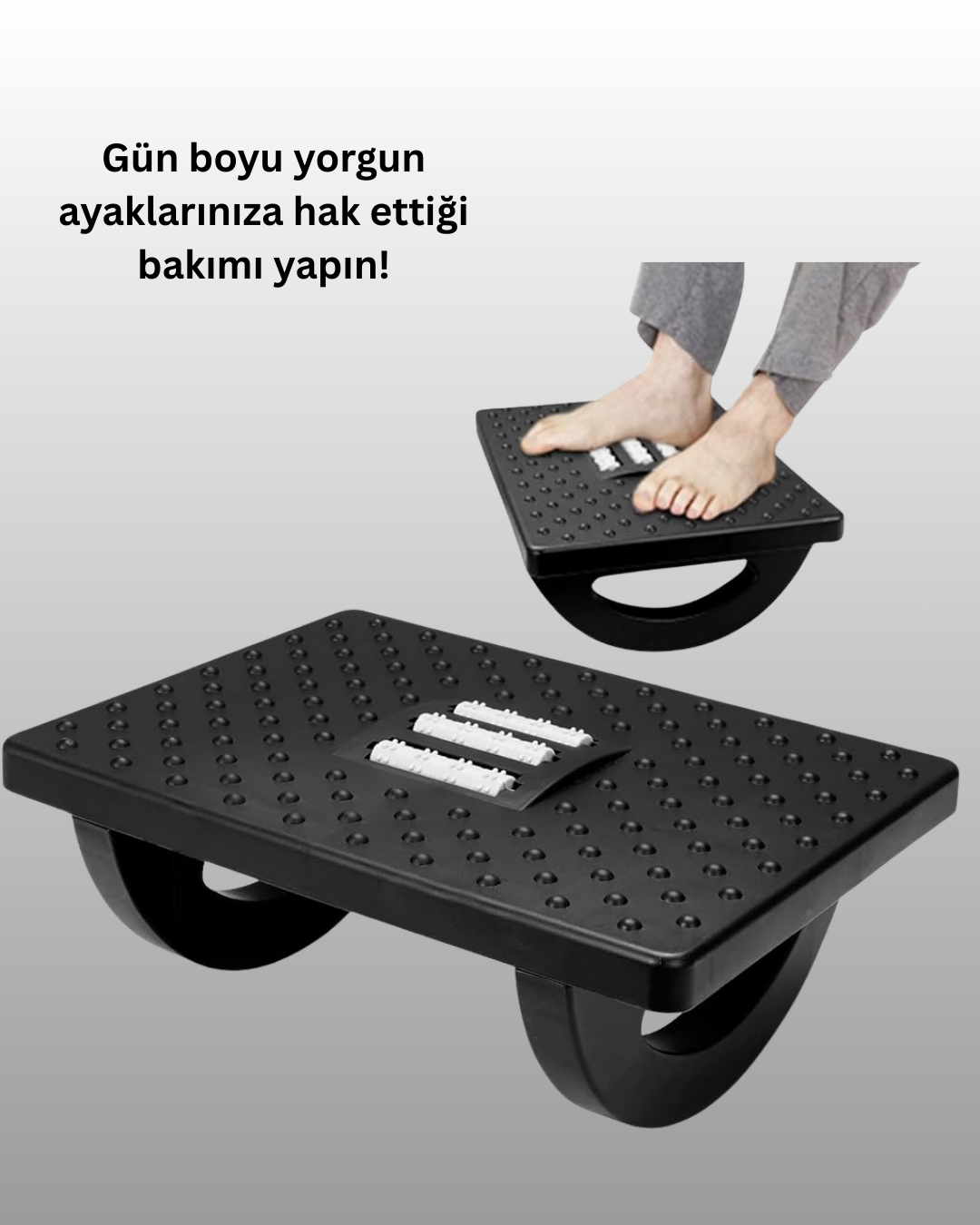Kaymaz Yüzeyli Ayak Masaj Aleti – 9 Kademeli Isıtma Teknolojisi