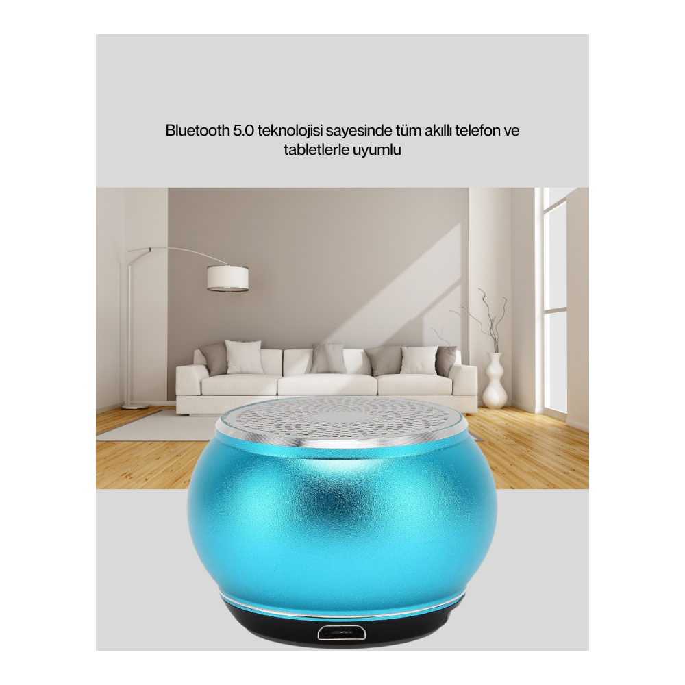 Taşınabilir Bluetooth Hoparlör  Eller Serbest Arama Özellikli Yeni Nesil