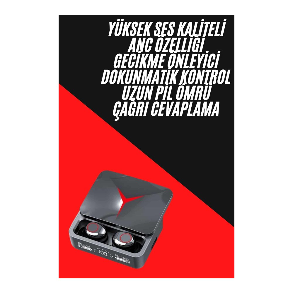 Tws Powerbank Kutulu Dijital Göstergeli Bluetooth Kulaklık Kablosuz Kulakiçi Kulaklık Yeni Nesil
