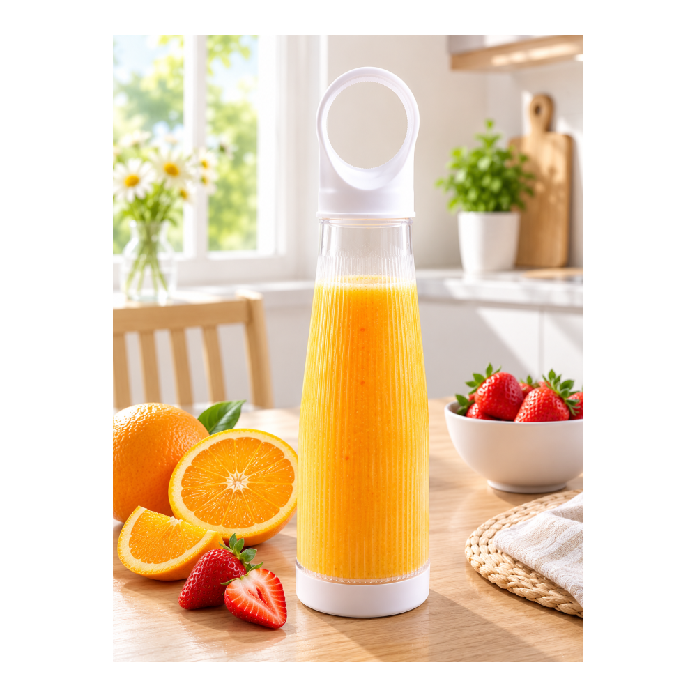 Mini Smoothie Blender 400 ML Şarj Edilebilir Taşınabilir Kablosuz İçecek Blenderı
