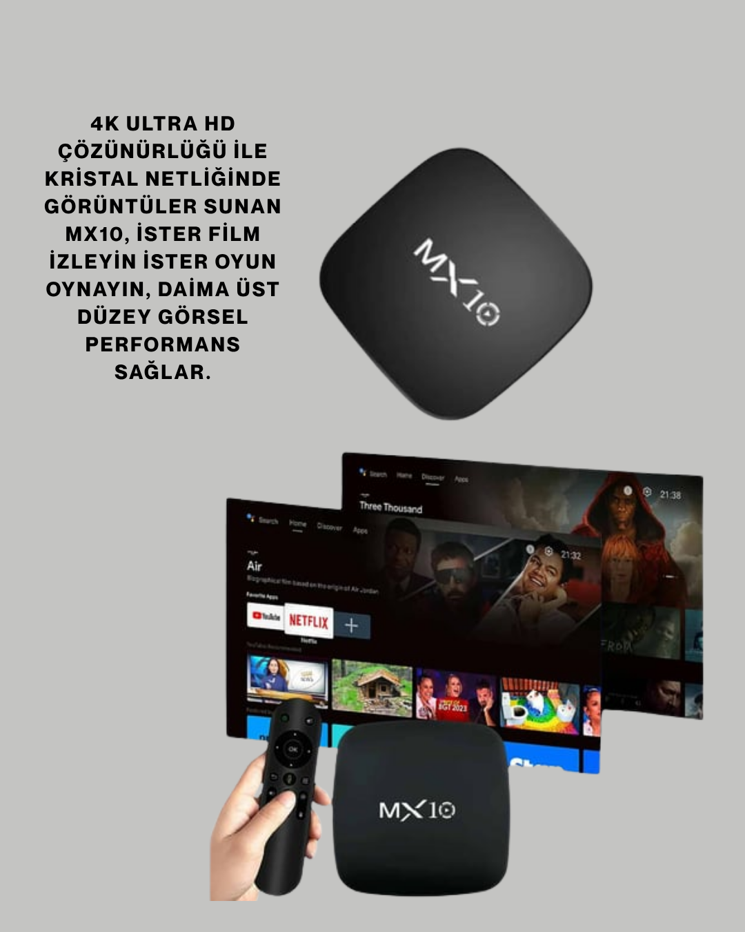 60 FPS Destekli 4K UHD Video Oynatıcı – Digital Ses Sistemli
