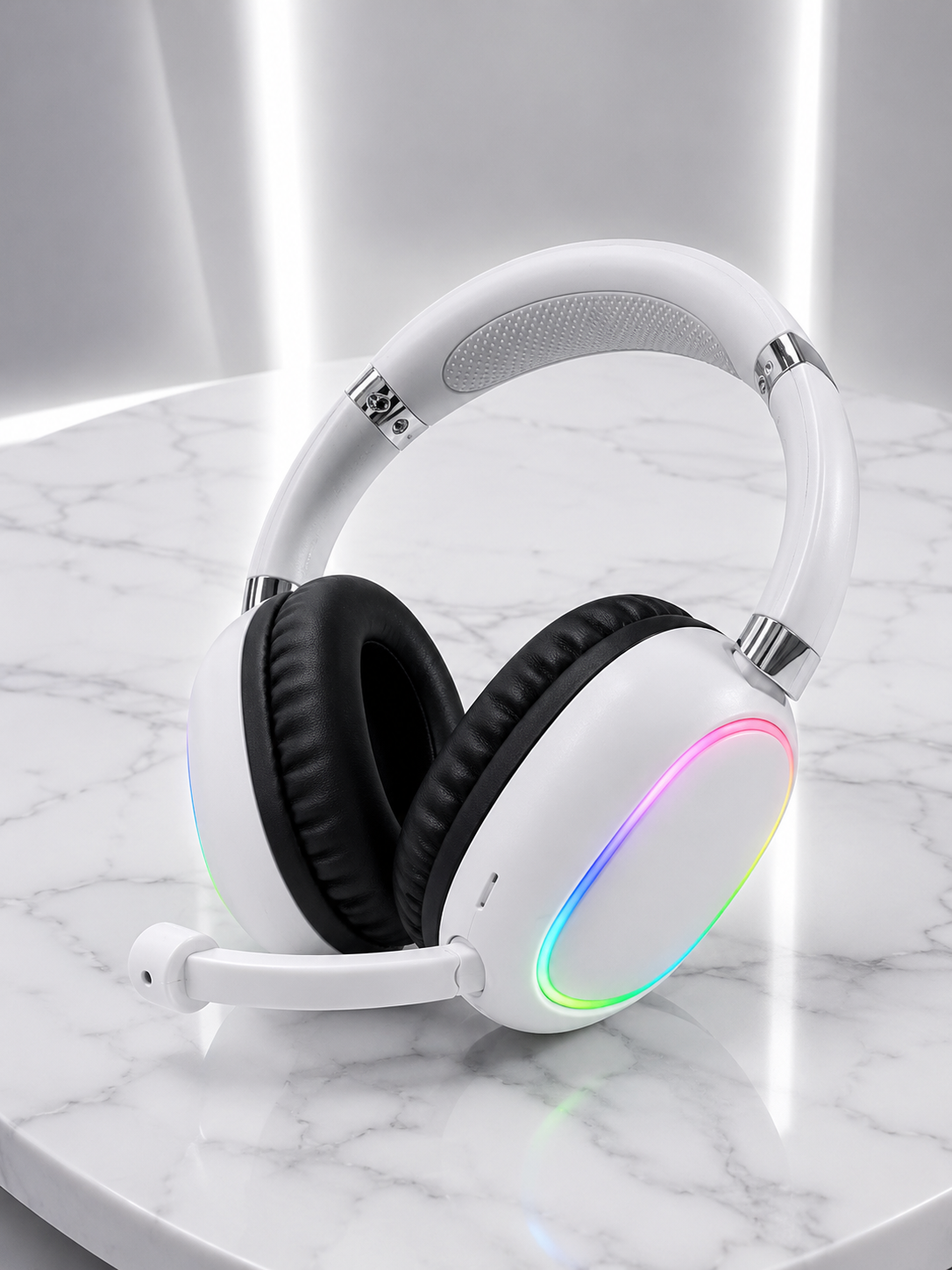 RGB BEYAZ KULAKLIK MAX-17
