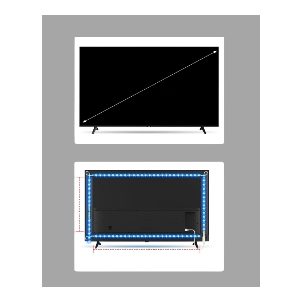 Uzaktan Kumandalı LED TV Arka Işık Şeridi Yeni Nesil