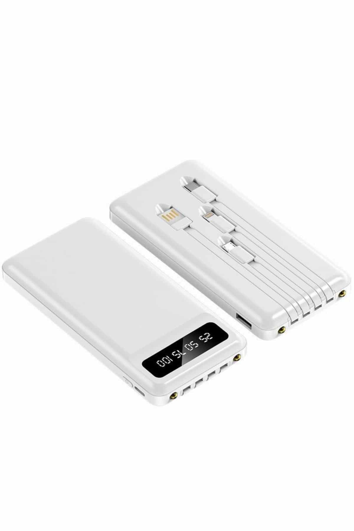 4 Çıkışlı 20.000 Mah Powerbank Uzun Pil Ömürlü Taşınabilir