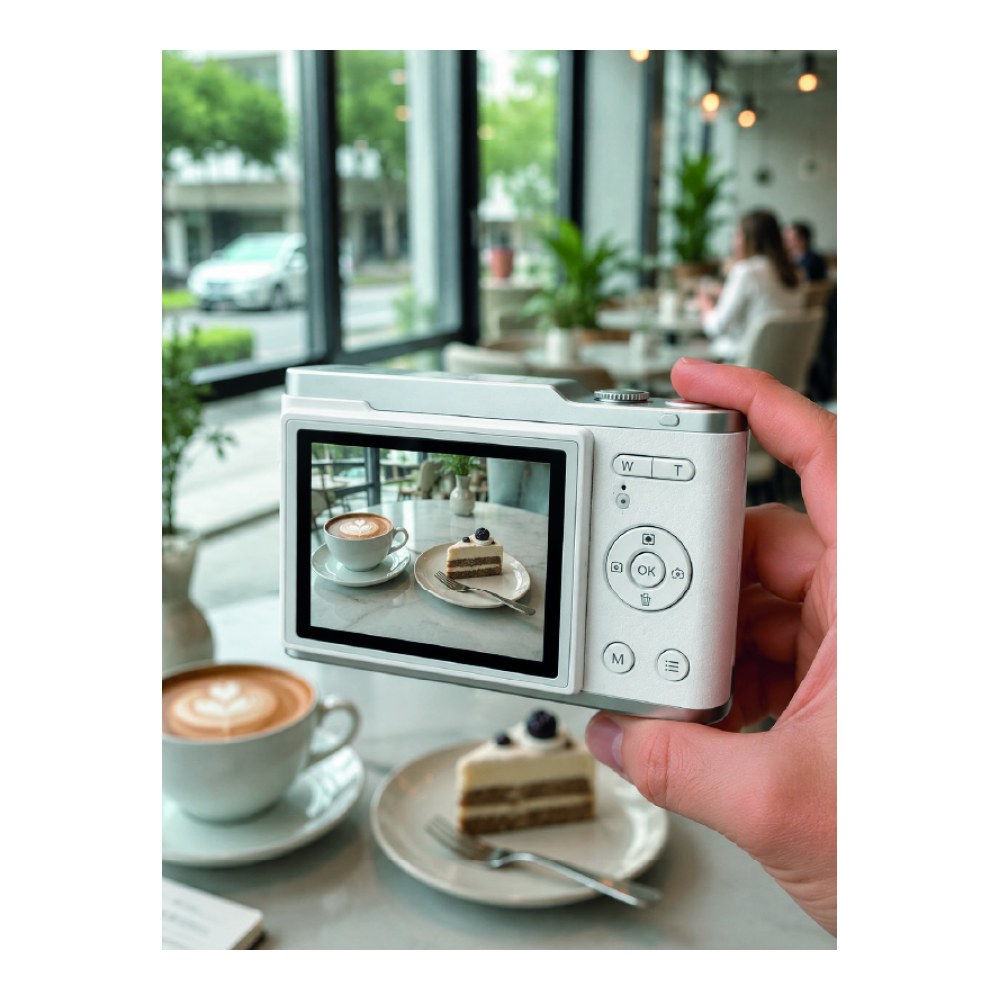 Dijital Kamera 4K Video 48 MP Fotoğraf Çekim Özellikli