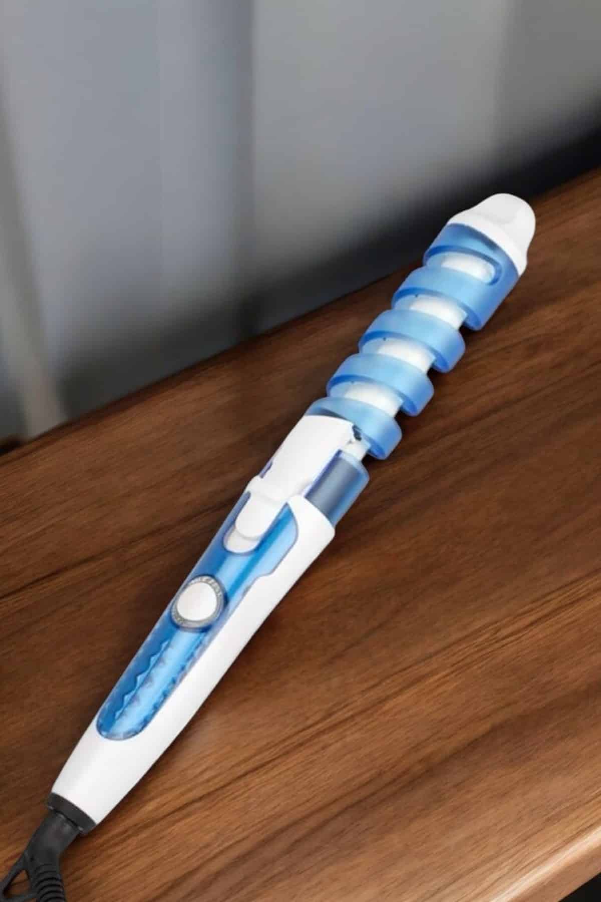 Spiral Saç Maşası Seramik Kaplama Eşit Isı Ayarlı Döner Kablo