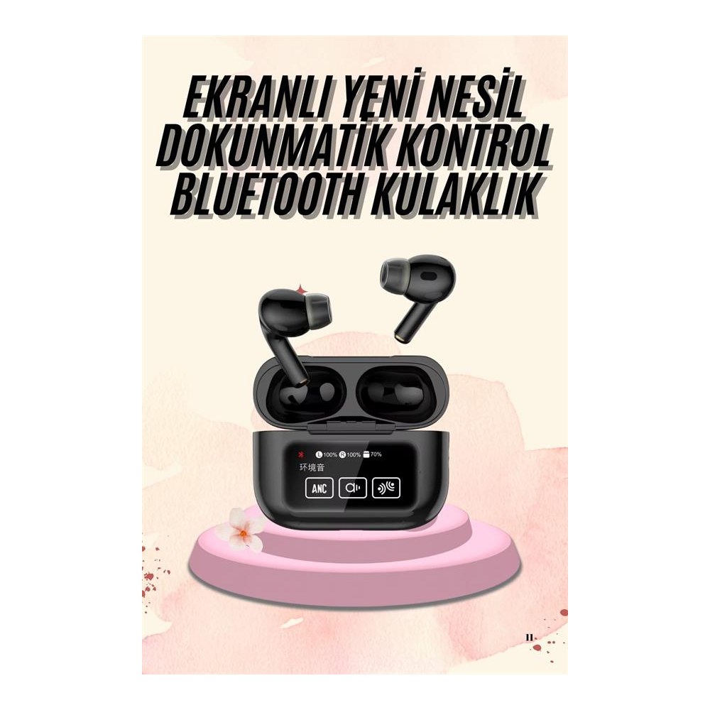 Yeni Nesil Pro Ekranlı Bluetooth Kulaklık 5.0 Bluetooth