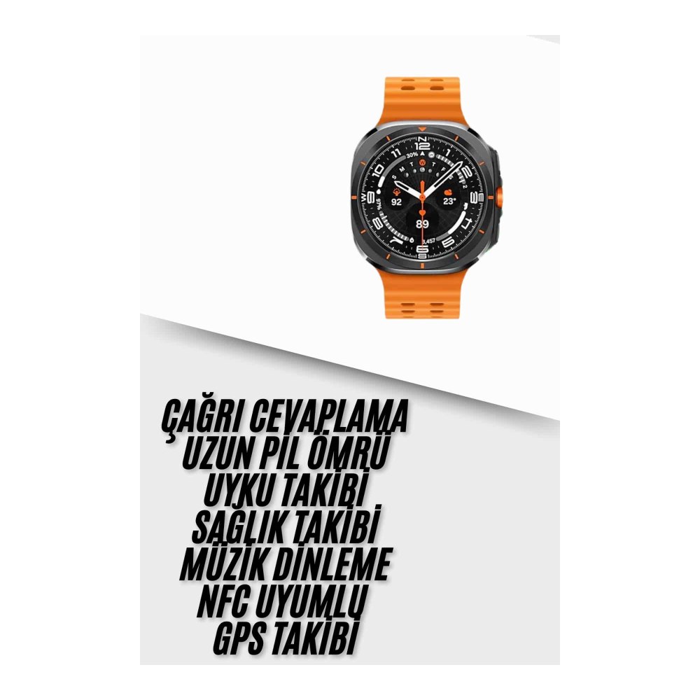 Yeni Nesil Çağrı Cevaplayabilen 47 MM Titreşimli Çok Fonksiyonlu Akıllı Saat Yeni Nesil
