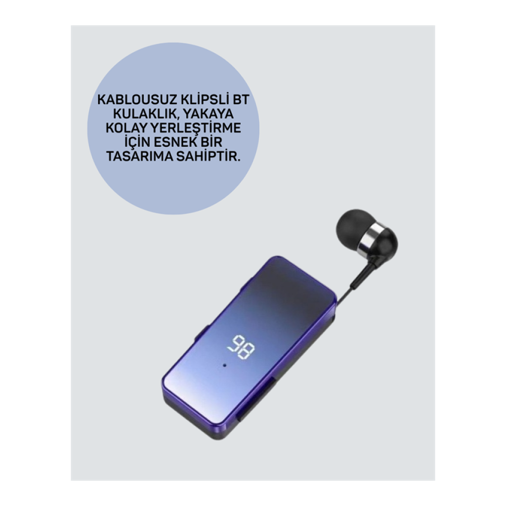 Ultra Hızlı Şarj Özellikli Type-C Bluetooth Kulaklık – 10 Dakikada %50 Şarj, 20 Dakikada Tam Dolum Yeni Nesil