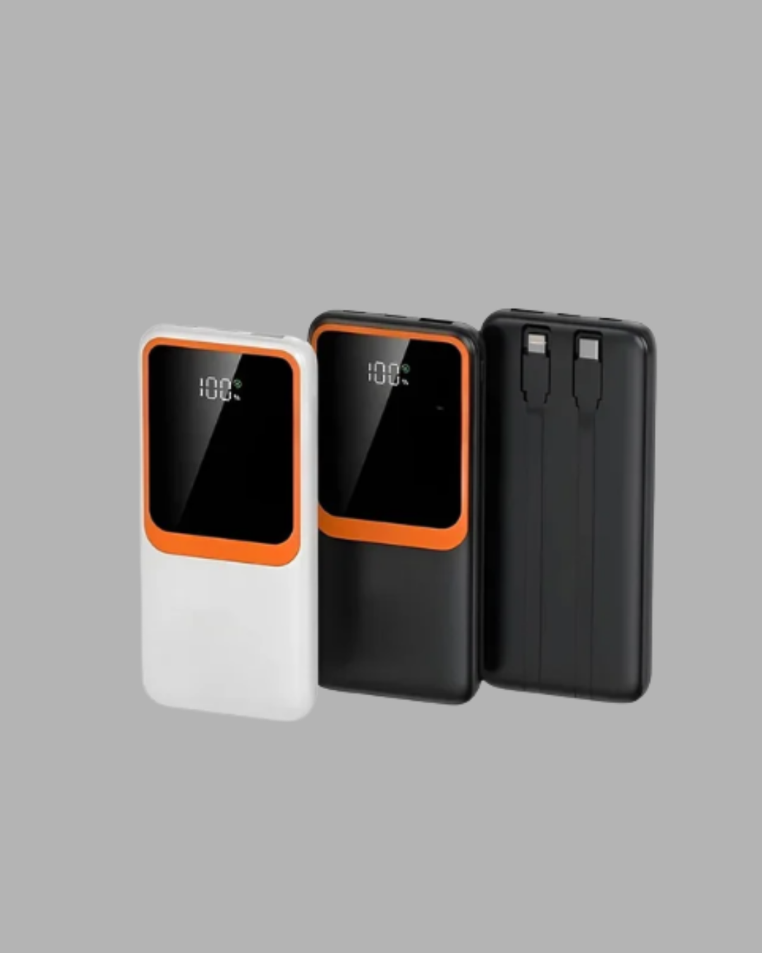Taşınabilir 10000 mAh Powerbank – Dijital Göstergeli, Type-C ve USB Çıkışlı