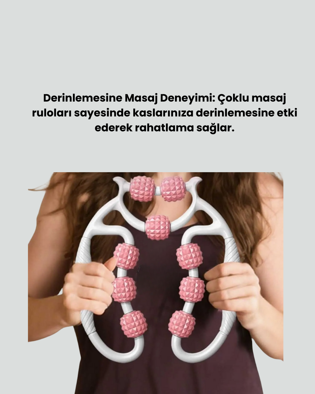 Plastik Masaj Aleti Derin Doku Kas Gevşetici Rulo