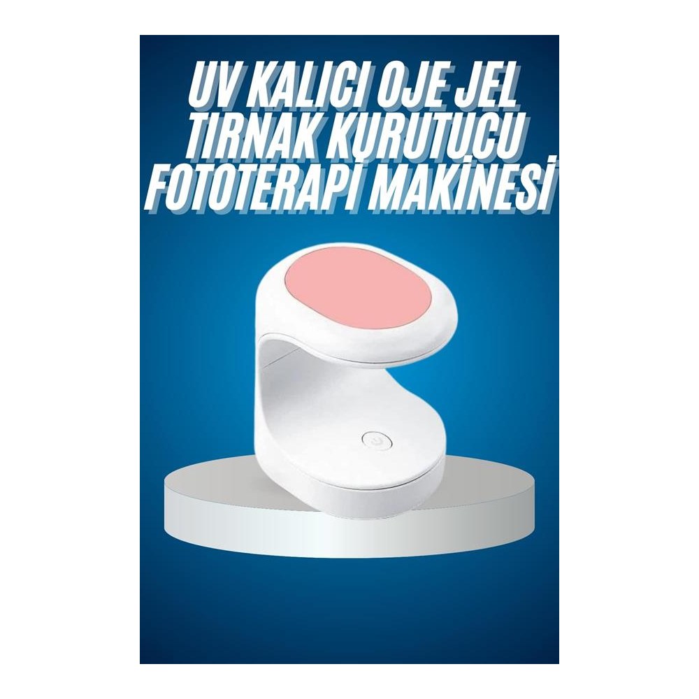 Kalıcı Oje Kurutucu UV Led Teknolojisi Taşınabilir Mini Tırnak Kurutucu